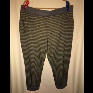 LOGO French Terry Joggers - striped